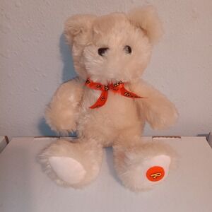 Reese's Teddy Bear Plush Stuffed Animal Orange Ribbon Candy Gift Toy